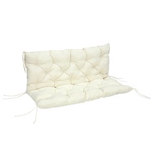 Outsunny 2-Seater Beige Porch Swing Cushion