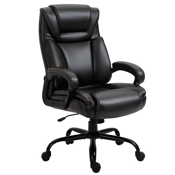 Vinsetto High Back PU Leather Executive Office Chair - Brown