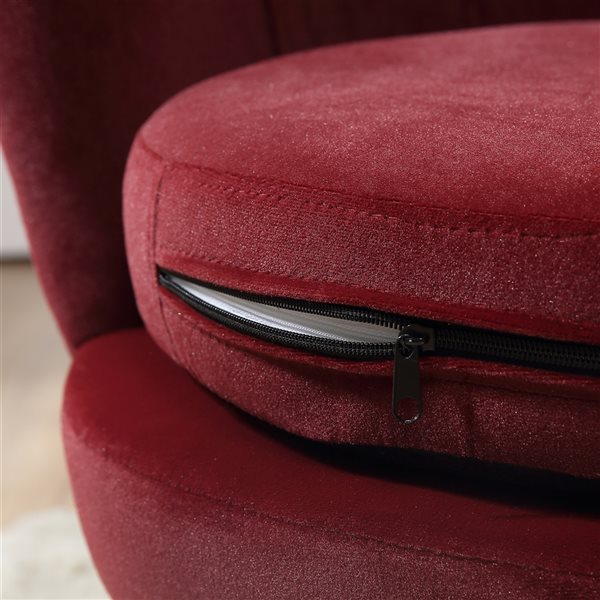 Flash Furniture Contemporary Cozy Mid-Back Red Vinyl Adjustable