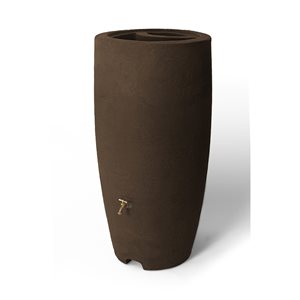 Baril de pluie grès brun par Algreen Products de 303 L