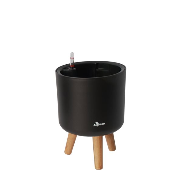 Algreen Products 8.5-in x 12.75-in Matte Brown Plastic Self-Watering Planter