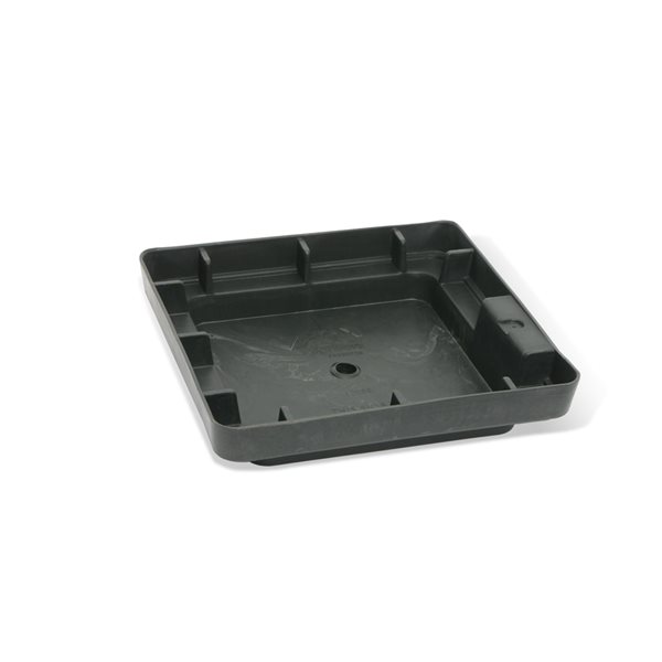 Algreen Products 13-in x 28-in Slate Grey Composite Planter