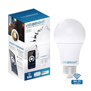 ViriBright Indoor Lighting 60-watt Eq A19 Colour-Enhancing Dimmable LED Light Bulb
