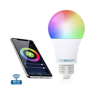 ViriBright Indoor Lighting 60-watt Eq A19 Full Spectrum Dimmable LED Light Bulb