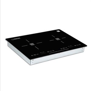 Equator Advanced Appliances BIC 202 20-in 2 Elements Black Induction Cooktop Downdraft Exhaust