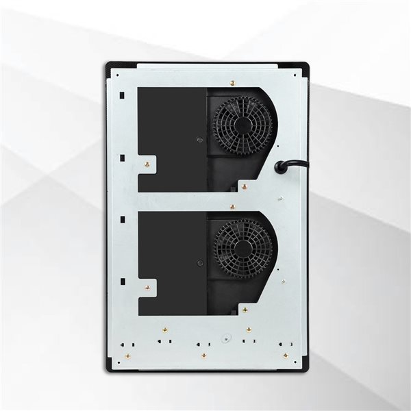 Equator Advanced Appliances BIC 132 13-in 2 Elements Black Induction Cooktop Downdraft Exhaust