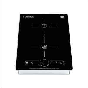 Equator Advanced Appliances BIC 132 13-in 2 Elements Black Induction Cooktop Downdraft Exhaust