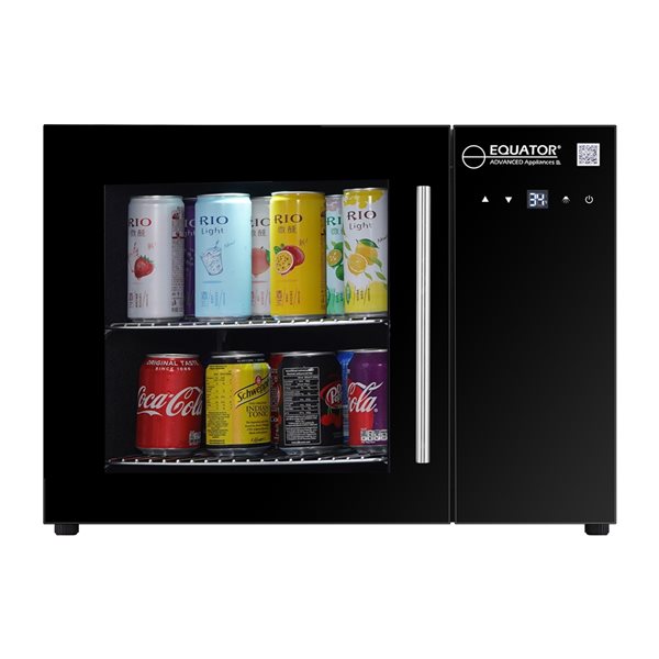 Image of Equator Advanced Appliances | 46-Can Capacity (1.4-Cu Ft) Black Built-In/freestanding Beverage Centre | Rona