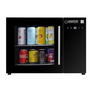 Equator Advanced Appliances BR 140 46-Can Capacity (1.4-cu ft) Black Built-In/Freestanding Beverage Centre
