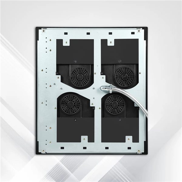 Equator Advanced Appliances BIC 244 24-in 4 Elements Black Induction Cooktop Downdraft Exhaust