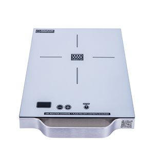 Equator Advanced Appliances PIC 100 11-in 1 Element Silver Induction Cooktop Downdraft Exhaust