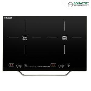 Equator Advanced Appliances PIC 200 N 11-in 2 Elements Black Induction Cooktop Downdraft Exhaust