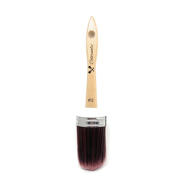 Colorantic Purple Synthetic Bristle Oval 10-mm Paint Brush