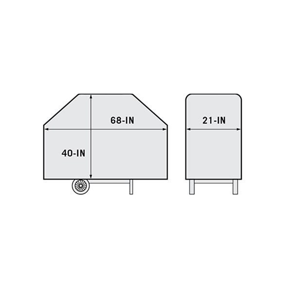 Housse de barbecue PEVA de GrillPro de 68 po