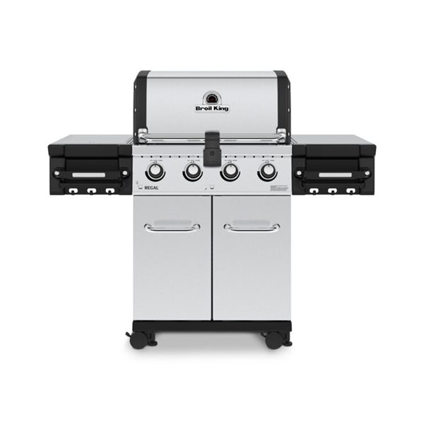 Broil King Regal S420 PRO Stainless Steel 4-burner Natural Gas Gas Grill 50000 BTU