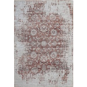 Rug Branch Transitional Vintage  Red Beige Indoor Area Rug - 5x7