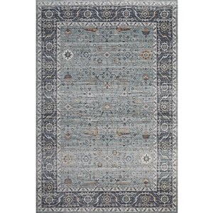 Rug Branch Transitional South-Western  Blue Brown Indoor Area Rug - 5x7