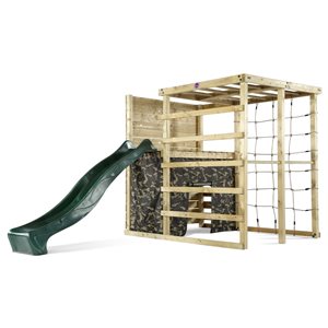PLUM PLAY Residential Wood Climbing Cube Playset