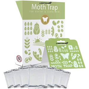 Lightsmax Closet Insect Trap - 12-Pack