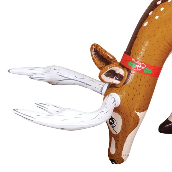 Occasions 26-in H x 16-in W Reindeer Christmas Inflatable