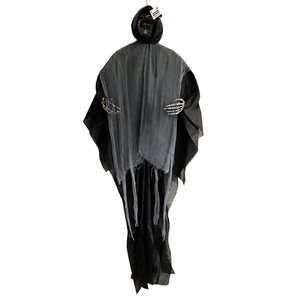 Occasions 6-ft H x 5.3-ft W Lighted Reaper Halloween Hanging Decoration