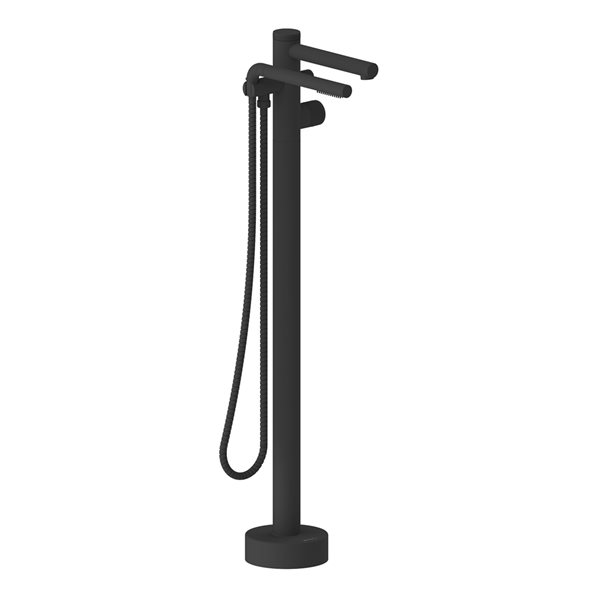 akuaplus® Claudia Matte Black 2-handle Residential  Bathtub Faucet - Hand Shower Included