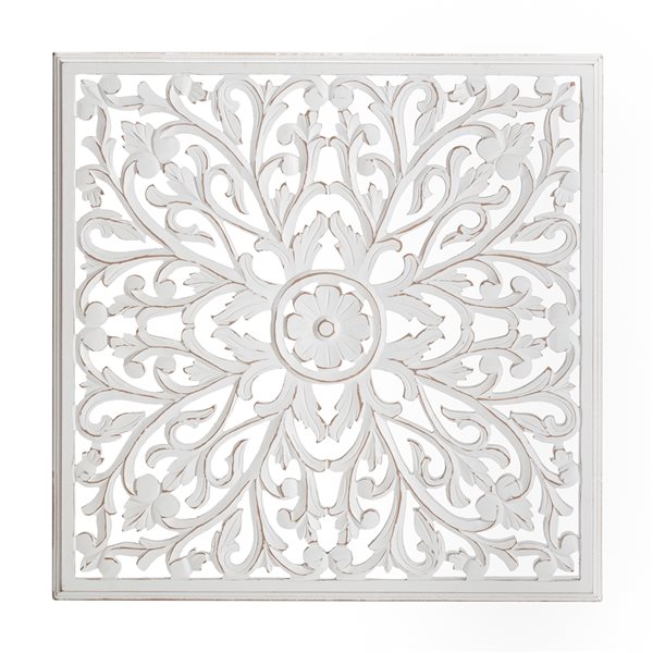 Fetco Beakman 0.65-in H x 30-in W Medallion MDF Wall Accent