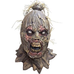 Ghoulish Productions Zombie Scarecrow Halloween Mask