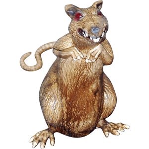 Ghoulish Productions Disgusting Rat Halloween Decoration