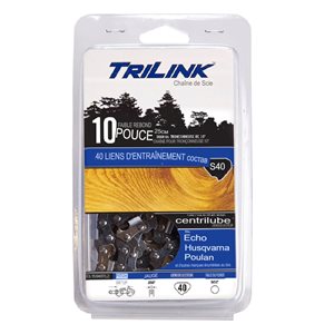 Chaîne de remplacement pour scie à chaîne S40 par TriLink de 10 po