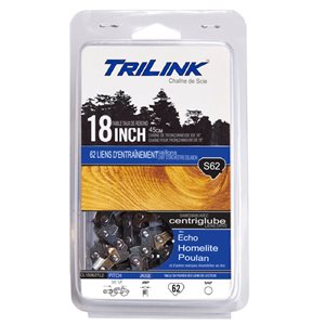 Chaîne de remplacement pour scie à chaîne S62 par TriLink de 18 po