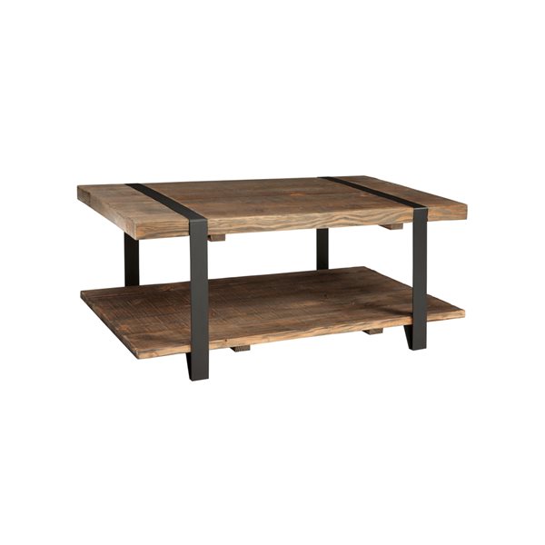 Alaterre Modesto 42-in Reclaimed Wood Coffee Table