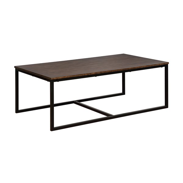 Alaterre Arcadia Acacia Wood 54-in Coffee Table - Antiqued Mocha ...