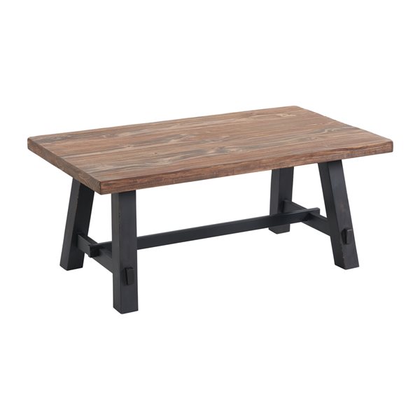 Alaterre Adam 42-in Solid Wood Coffee Table