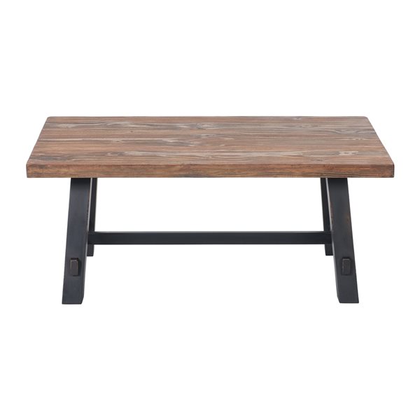 Alaterre Adam 42-in Solid Wood Coffee Table