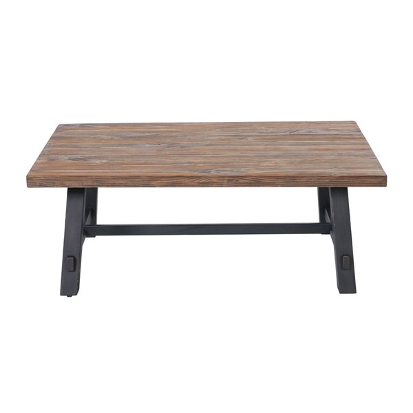 Alaterre Adam 48-in Solid Wood Coffee Table