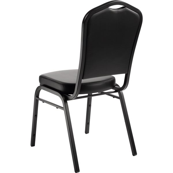 National Public Seating 9300 Series Panther Black Vinyl Traditional ...