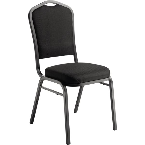 National Public Seating 9300 Series Ebony Black Fabric Traditional ...