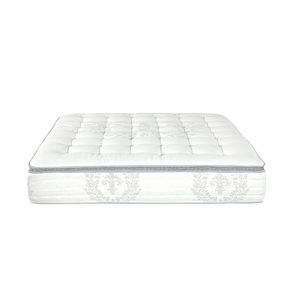 Primo International Brinley 12-in Medium Full Pillow Top Pocketed Coil Spring Mattress