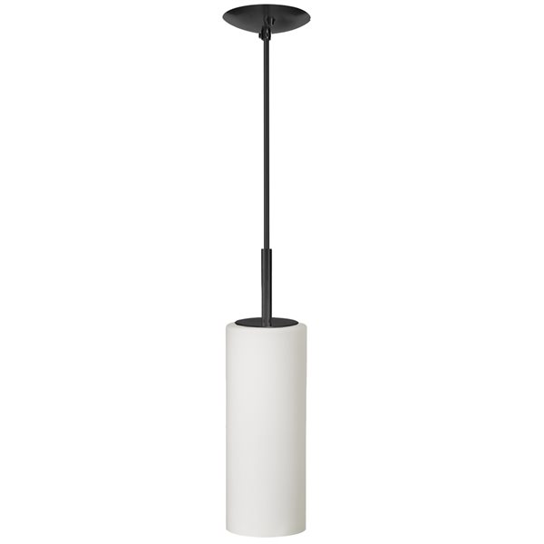 Dainolite Paza 4-in White 1-Light Modern/Contemporary Kitchen Island Light