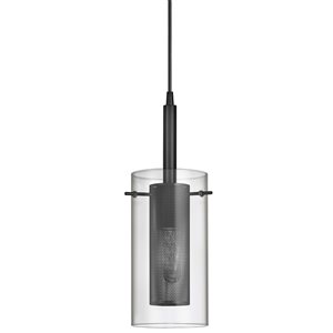 Dainolite Percy 5.5-in Black 1-Light Modern/Contemporary Kitchen Island Light