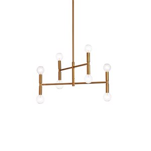 Dainolite Ava 8-Light Vintage Bronze Modern/Contemporary Chandelier