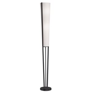 Dainolite Emotions 61-in Black Floor Lamp