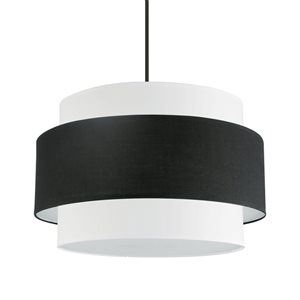 Dainolite Priya 4-Light Black Modern/Contemporary Chandelier