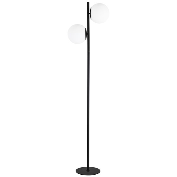 Dainolite Folgar 66.75-in Black Floor Lamp
