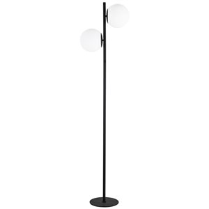 Dainolite Folgar 66.75-in Black Floor Lamp