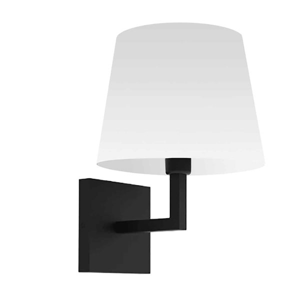 Dainolite Whitney 8.5-in 1-Light White Modern/Contemporary Wall Sconce