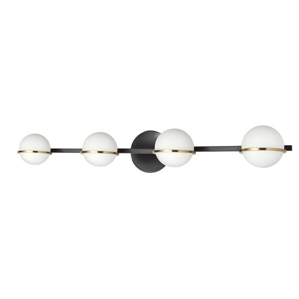 Dainolite Sofia 4-Light Brass Modern/Contemporary Vanity Light