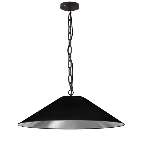 Dainolite Presley 32-in Black 1-Light Transitional Kitchen Island Light