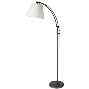 Lampe sur pied noire Felix par Dainolite de 61 po